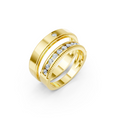 Virelle Diamond Wedding Band Set