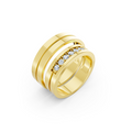 Elowen Seven Diamond Wedding Band Set