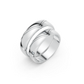 Aurelia Diamond Chevron Wedding Band Set