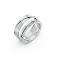Isolde Diamond Wedding Band Set