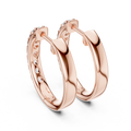 The Celeste Diamond Huggie Hoop Earrings