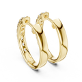 The Celeste Diamond Huggie Hoop Earrings