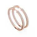 Eternal Pavé Diamond Hoop Earrings