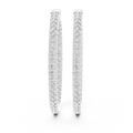 Eternal Pavé Diamond Hoop Earrings