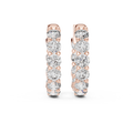 Aurora Diamond Inside-Out Huggie Hoop Earrings