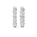 Aurora Diamond Inside-Out Huggie Hoop Earrings