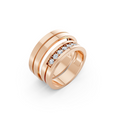 Elowen Seven Diamond Wedding Band Set