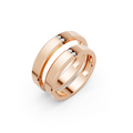 Elara Four Diamond Wedding Band Set