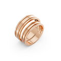 Valen Grooved Wedding Band Set