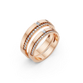 Elvaris Princess & Round Diamond Wedding Band Set
