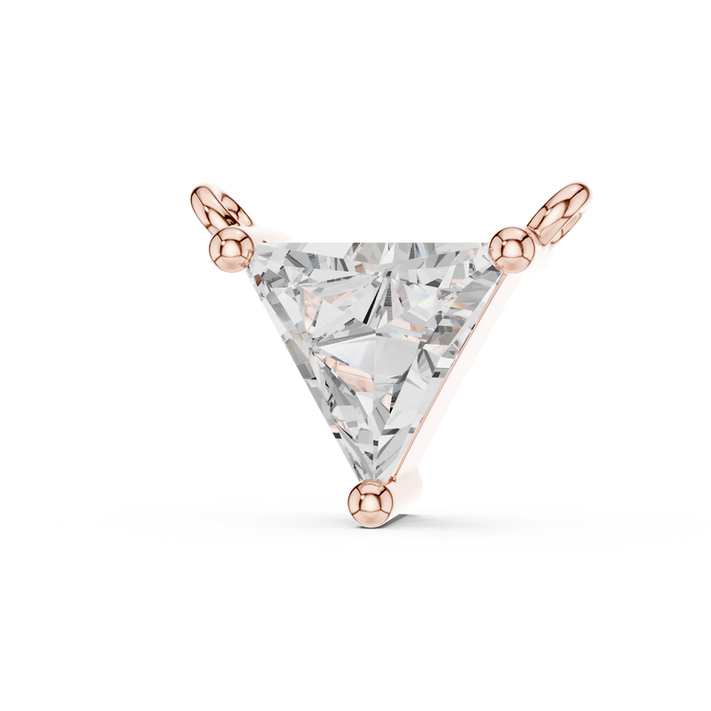 Veya Trillion Diamond Pendant detail