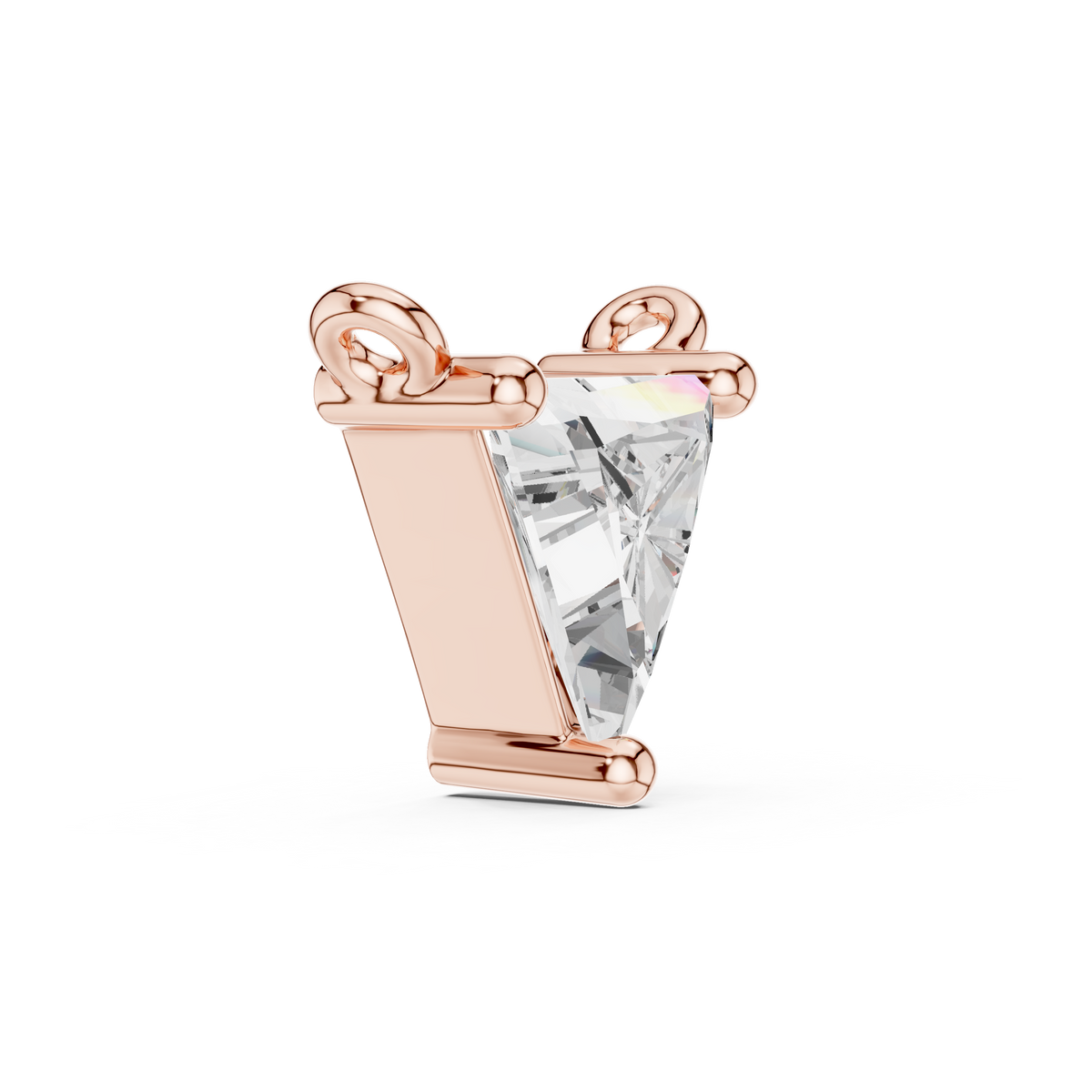 Veya Trillion Diamond Pendant