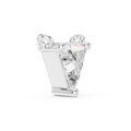 Veya Trillion Diamond Pendant