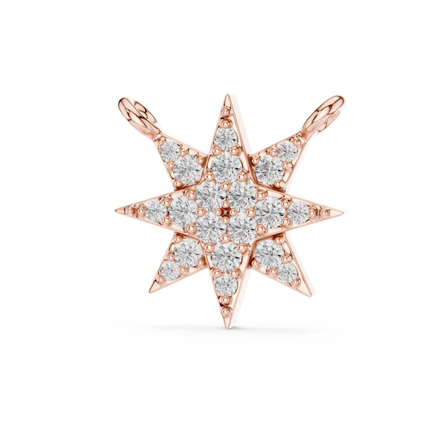 Astra Diamond Starburst Pendant