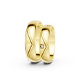 Aurelia Diamond Chevron Wedding Band Set