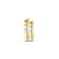 Elvaris Princess & Round Diamond Wedding Band Set