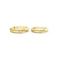 Aveline Diamond Wedding Band Set