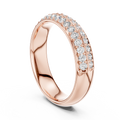 Elaris Double Row Diamond Ring