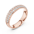 Elaris Double Row Diamond Ring