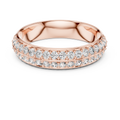 Elaris Double Row Diamond Ring