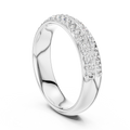 Elaris Double Row Diamond Ring
