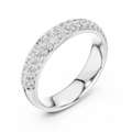 Elaris Double Row Diamond Ring