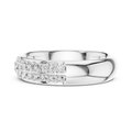 Elaris Double Row Diamond Ring