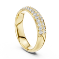 Elaris Double Row Diamond Ring
