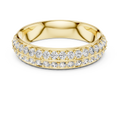 Elaris Double Row Diamond Ring