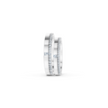 Elvaris Princess & Round Diamond Wedding Band Set