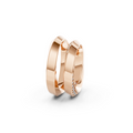 Elara Diamond Twist Wedding Band Set