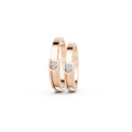 Elara Round Diamond Wedding Band Set