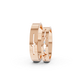 Amora Diamond Heartbeat Wedding Band Set