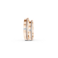 Elvaris Princess & Round Diamond Wedding Band Set