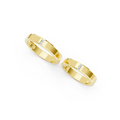 Elara Four Diamond Wedding Band Set