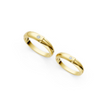 Aveline Diamond Wedding Band Set