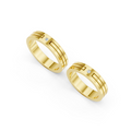 Valen Princess Diamond Wedding Band Set