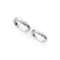Aveline Diamond Wedding Band Set