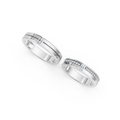 Seren Diamond Wedding Band Set