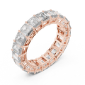 Elara Emerald Cut Diamond Eternity Band