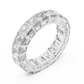 Elara Emerald Cut Diamond Eternity Band