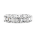 Elara Emerald Cut Diamond Eternity Band