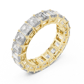 Elara Emerald Cut Diamond Eternity Band