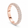 Aurelia Triple Row Diamond Eternity Band