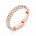 Aurelia Triple Row Diamond Eternity Band