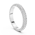 Aurelia Triple Row Diamond Eternity Band
