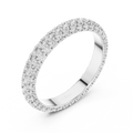 Aurelia Triple Row Diamond Eternity Band