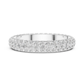 Aurelia Triple Row Diamond Eternity Band