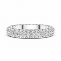 Aurelia Triple Row Diamond Eternity Band