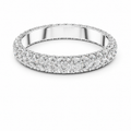 Aurelia Triple Row Diamond Eternity Band